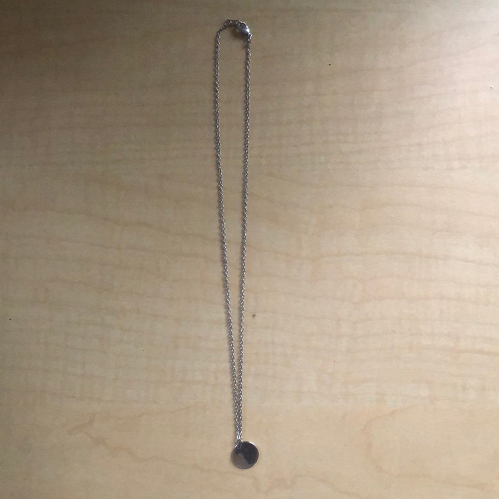 “M” initial necklace